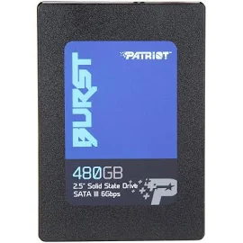 Patriot Memory PBU480GS25SSDR 480GB Burst 2.5" SSD Drive