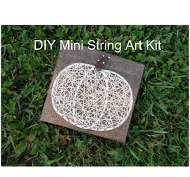 Mini String Art Kit, Kids string art kit, mini string art pumpkin,diy string art pumpkin, diy string art, string art diy, string art kit