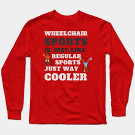 Wintenproducts Wheelchair Sports Paralympics Long Sleeve T-Shirt