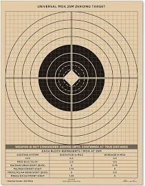 Rite in The Rain 9126 25m Zeroing Target