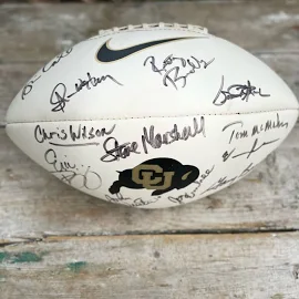 Colorado University Accents | Colorado University Buffaloes Signed Football | Color: White | Size: Os | Kattmidora's Closet