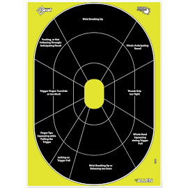 EZ-Aim Non-Adhesive Splash Handgun Trainer Target