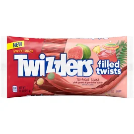 Twizzlers Filled Twists Tropical Blast 7oz 12 Pack