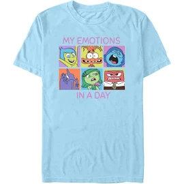 Men's Inside Out 2 My Emotions in A Day T-Shirt