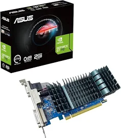 Asus Video Card GeForce GT 710 2GB DDR3 Evo Low Profile Silent Htpc Build gt710-sl-2gd3-brk-evo Japanese Authorized Distributor Product