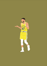 Stephen Curry Print NBA Golden State Warriors