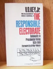 The Responsible Electorate : Rationality in Presidential Voting, 1936-1960