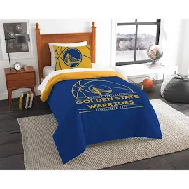 Golden State Warriors Twin Comforter Set with Sham