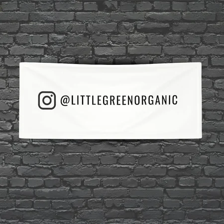 Instagram Banner Your Instagram Name 2.5' x 6'