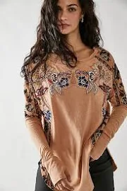 Tall Tales Top at Free People in Golden Nugget Combo, Size: S