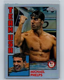 2024 Topps Chrome Olympics & Paralympics Team Usa Michael Phelps