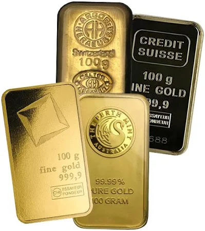 100 gram Bar (Hallmark Varies) - No Assay