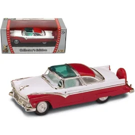 1955 Ford Crown Victoria Green 1/43 Diecast Car Model by Road Signature