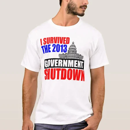 Men's I Survived The Government Shutdown T-Shirt