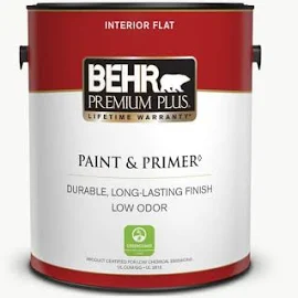 1 gal. Ultra Pure White Flat Low Odor Interior Paint and Primer in One