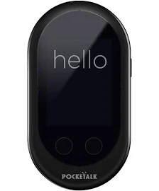 Pocketalk Voice Translator with Built-in Data (Black)