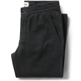 Taylor Stitch Men's Weekend Pant, Black Coal Double Knit Organic Cotton, Xs