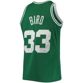 Mitchell and Ness Boston Celtics Larry Bird #33 75th Anniversary Jersey