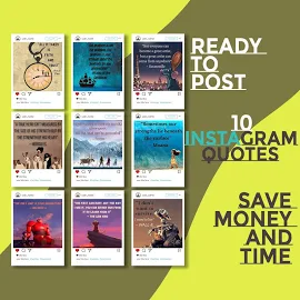 10 Inspirational Instagram Posts for Instant Download