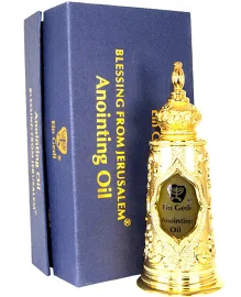 Israel Luxurious" Gold Torah Anointing Oil Scented Light Of Jerusalem