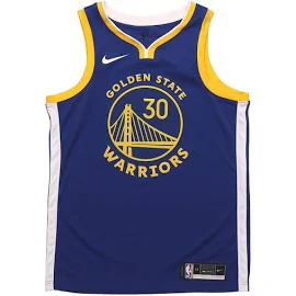Nike NBA Golden State Warriors Curry 30 Swingman Jersey - Rush Blue/White/Amarillo/Yellow - Mens