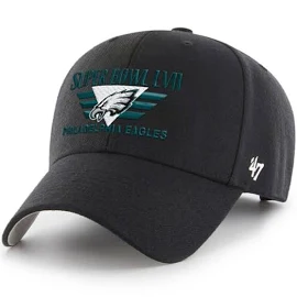 '47 Men's Black Philadelphia Eagles Super Bowl LVII MVP Adjustable Hat