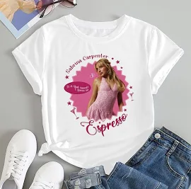 Queenoftee Graphic Sabrina Carpenter Espresso T-Shirt, Sabrina Carpenter Fan Gift Shirt, Sabrina Carpenter Tour 2024 Shirt, Sabrina Carpenter Merch