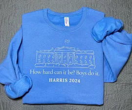 ShoppeSimplicity How Hard Can It Be Boys Do It Harris 2024, Harris 2024 Shirt, Kamala Harris 2024, Kamala Harris Shirt, Madam President, Vote for Women