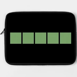 Green Wordle Line Laptop Case | Wordle