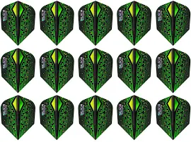 5 Sets Harrows Silika Colorshift X Standard Dart Flights Green