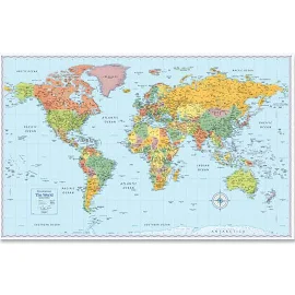 Rand McNally World Wall Map