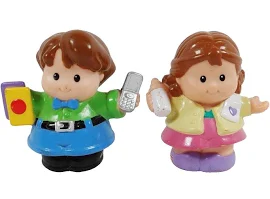 Fisher Price Little People Man Dad W/cell Phone 2006 & Little People