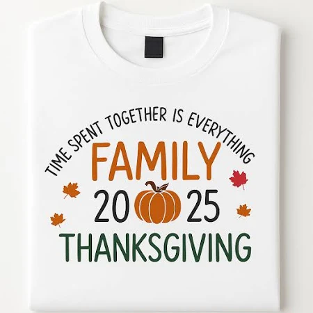 Seasonal Family 2025 Thanksgiving Shirt