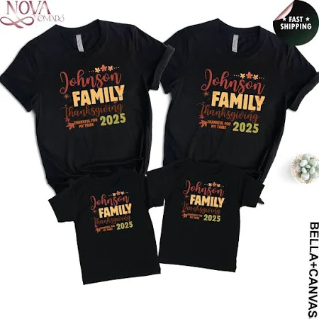 Matching Thanksgiving 2025 Family Shirt