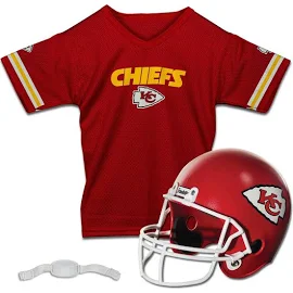 Kansas City Chiefs Football Helmet/Jersey Set