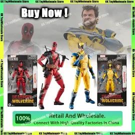 Original Marvel Legends Deadpool Wolverine Model Deadpool 3 Serise Movie Anime Action Figure Statue