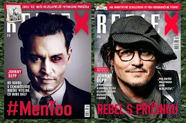 Johnny Depp - 1 Set = 2 Pcs Czech Magazine- Amber Heard Mentoo Trial