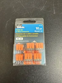 Ideal Push-in, 3-wire Connector 10pk Model 33