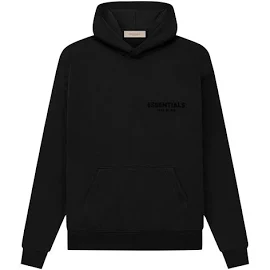 Fear of God Essentials Pullover Hoodie 'Stretch Limo' SS22 | Black | Men's Size M