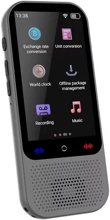 S80 Pro Smart Voice Translator 138 Languages, Offline Translation & ChatGPT Integration - Black | Inspired Finds