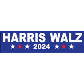 Kamala Harris Tim Walz Bumper Sticker