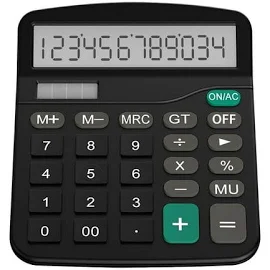 Audeals Desktop Financial Office Computer Basic Office Functions Electronic Calculator Standard Function for Office Home School, Size: One size, Black