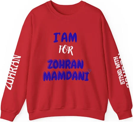 Zohran for Nyc Mayor Sweatshirt: 2025 Election Supporter Apparel