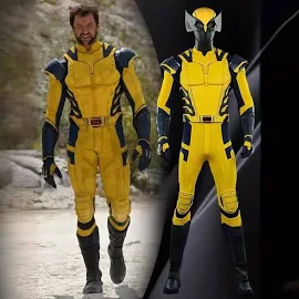 New Deadpool 3 Wolverine Cosplay Costume Superhero Cosplay Zentai Full Set with Bosysuit Shoes