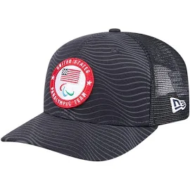 New Era Men's Navy U.S. Paralympics Waves 9SEVENTY Stretch Snap Adjustable Hat - Navy