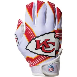 Franklin Sports Kansas City Chiefs Youth Receiver Gloves