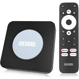Android 11.0 TV Box, MECOOL KM2 Plus 2GB 16GB Smart TV Box with Netflix Certified, Google Assistant Dolby Atmos, TV Box 4K Support AV1, 2.4G/5G,