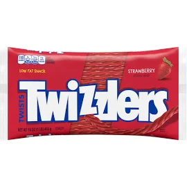 Twizzlers Twists, Strawberry - 16 oz bag