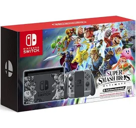 Nintendo Switch Super Smash Bros Ultimate Edition Bundle, Black