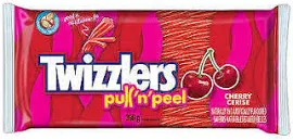 Twizzlers Cherry Pull N Peel Party Pack, 396g/14oz {imported From